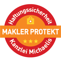 Makler-Protekt-Siegel der Kanzlei Michaelis